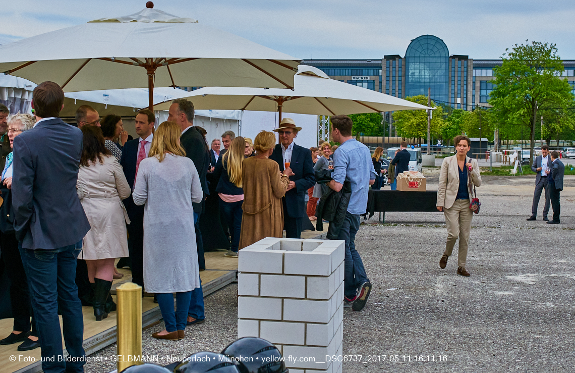 11. Mai 2017 - Grundsteinlegung für die LOGE und dem Kulturquadrat in Neuperlach
